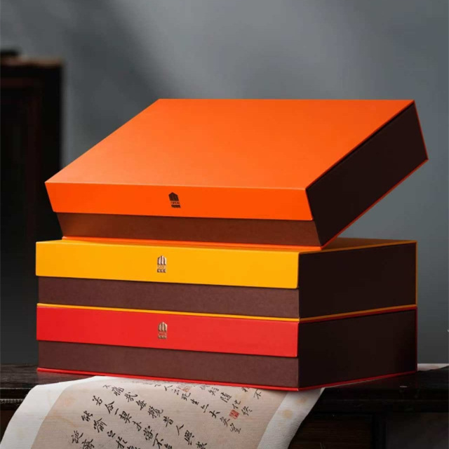 茗山长泡袋半斤摆泡通用包装礼盒久福茶叶包装免费设计定 制