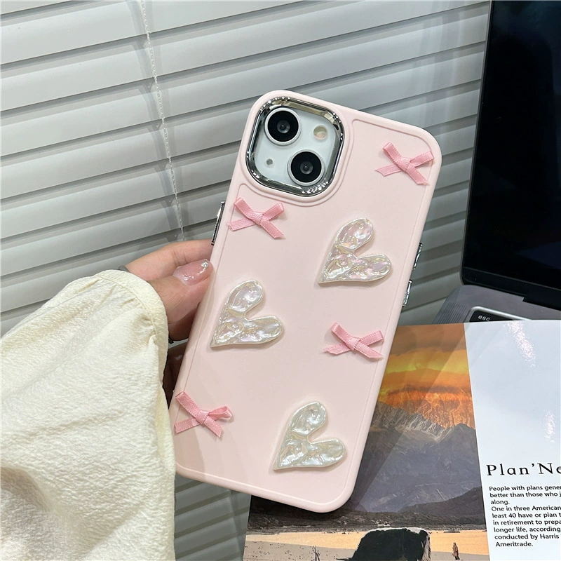 Apple, трехмерно совместимый iPhone 14 с бантом, чехол для телефона, iphone, 13promax