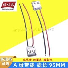 USB A�� ���� 2P���� ֻ���ĸ�^DIY 2���cAĸ