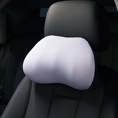 Car Headrest Seat Lumbar Support: Waist support - simple-memory-foam-headrest-purple