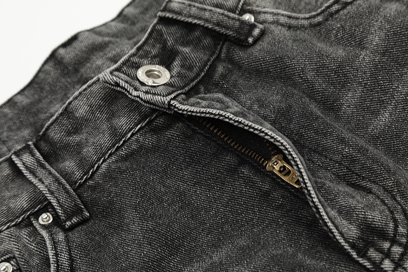High-Waisted Denim Shorts For Women & Men - Vintage Washed Clean Fit Straight Leg Wide Leg Cropped Pant_viptrois.com