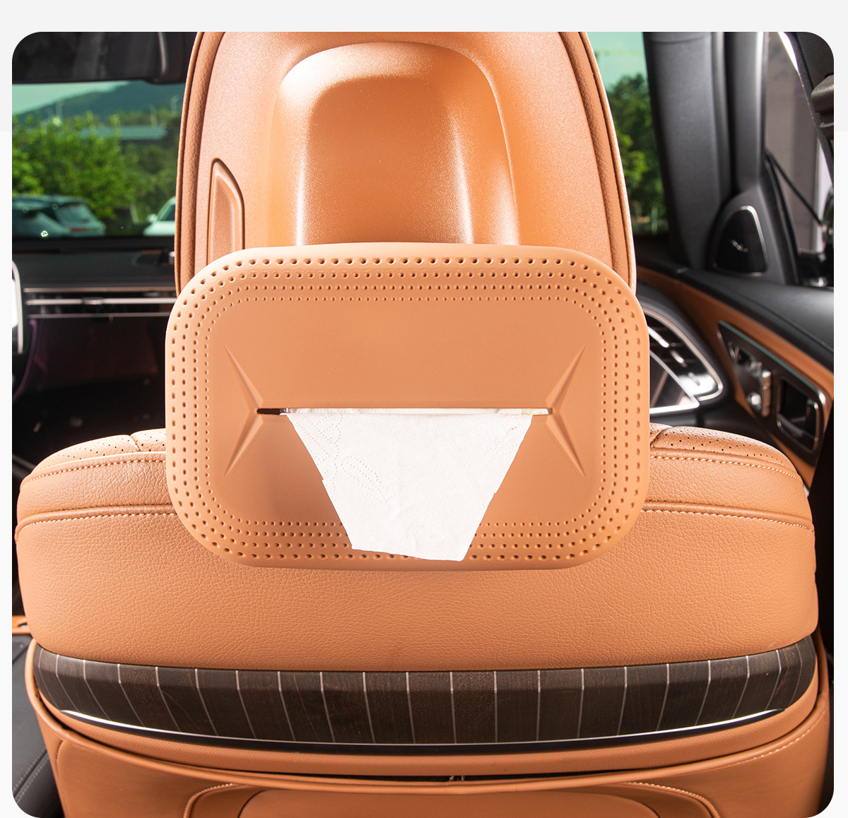 Suitable for Mercedes-Benz's New C-Class E-Class Glc300L/C260L/E300 Car Tissue Box and Car Supplies Cross-Border
