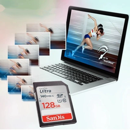 High speed videocamera, memory card, camera, compatible storage, 128G, 140m