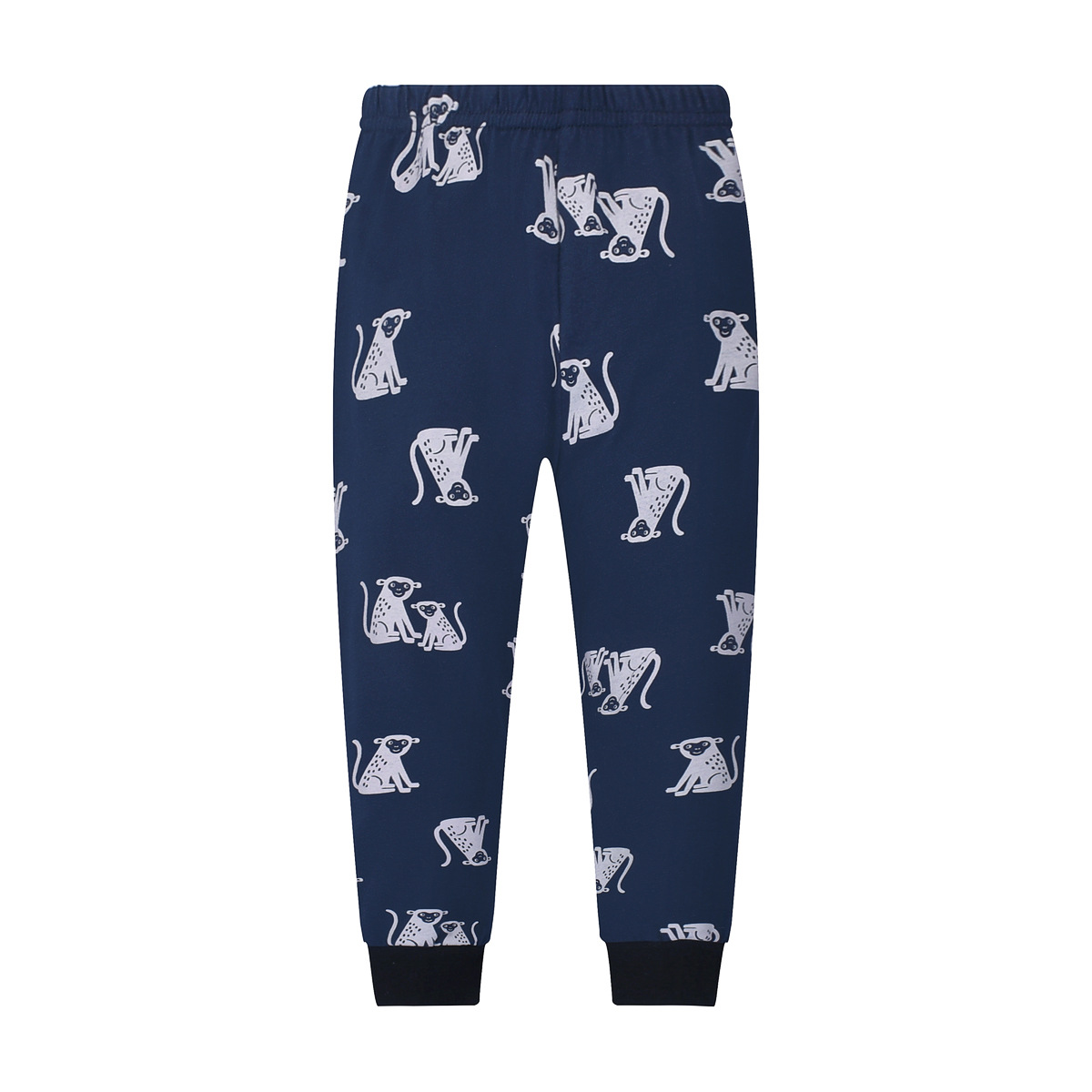 Invierno de los nuevos niños pijamas algodón europeos y americanos cohete astronauta impreso desgaste del hogar traje Comercio exterior al por mayor