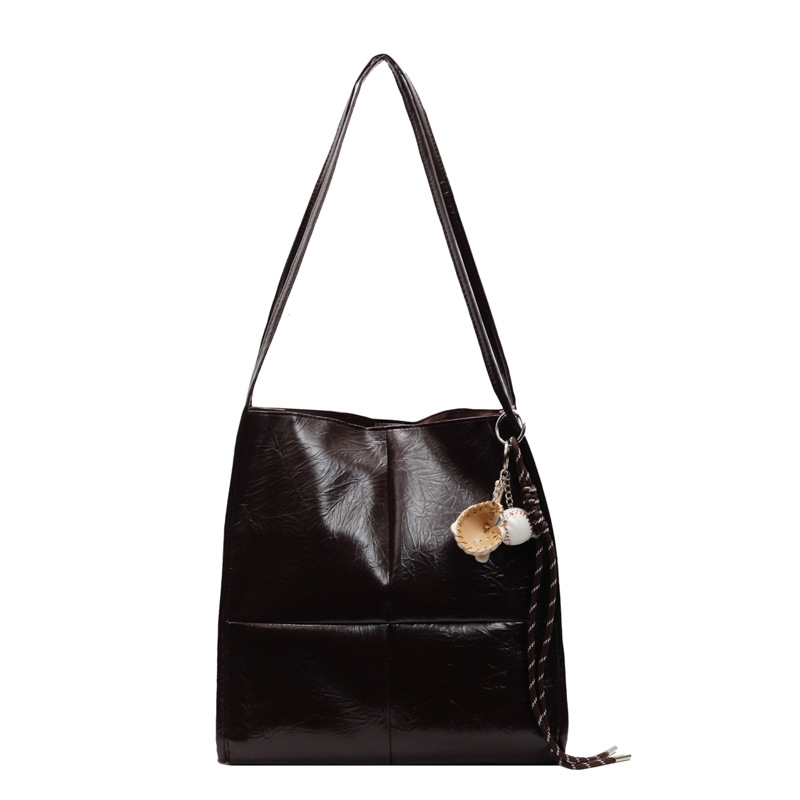 Bolso retro de gran capacidad para mujeres 2024 nuevo sentido de la bolsa de hombro para viajar bolso universitario bolso de alta calidad para mujeres