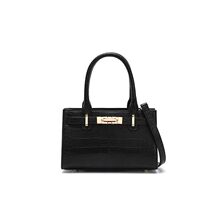 超火手提小包包女百搭2025新款春夏时尚质感斜挎鳄鱼纹凯莉包