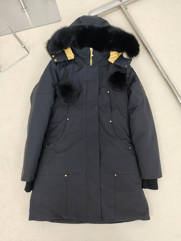 小剪刀羽绒服01女款冬季修身中长款狐狸毛领金标Moose Downjarket|undefined
