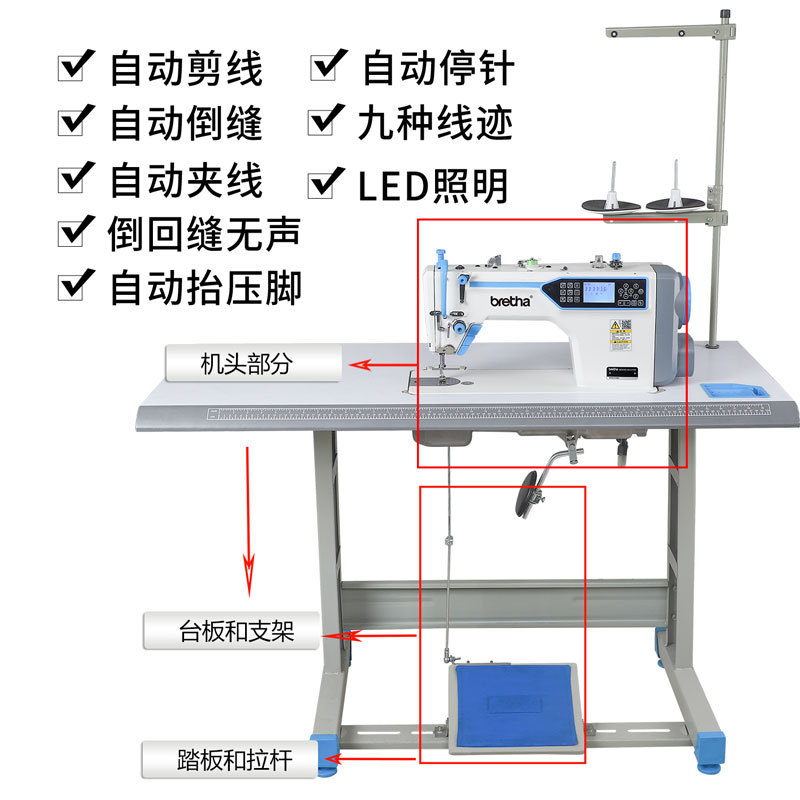 JK motor paso a paso computadora automática industrial máquina de coser casera máquina de coser computadora eléctrica