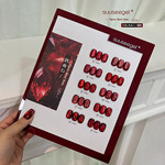 束色新品10色鸽血石套装甲油胶安可拉红新年红车厘子红美甲店专用