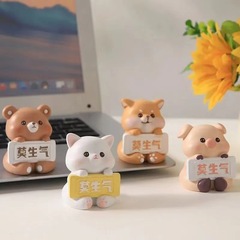 怒らないで、オフィスのデスクトップに飾る、ストレス解消、かわいい誕生日プレゼント、装飾、クリエイティブなワークステーション、車の飾り