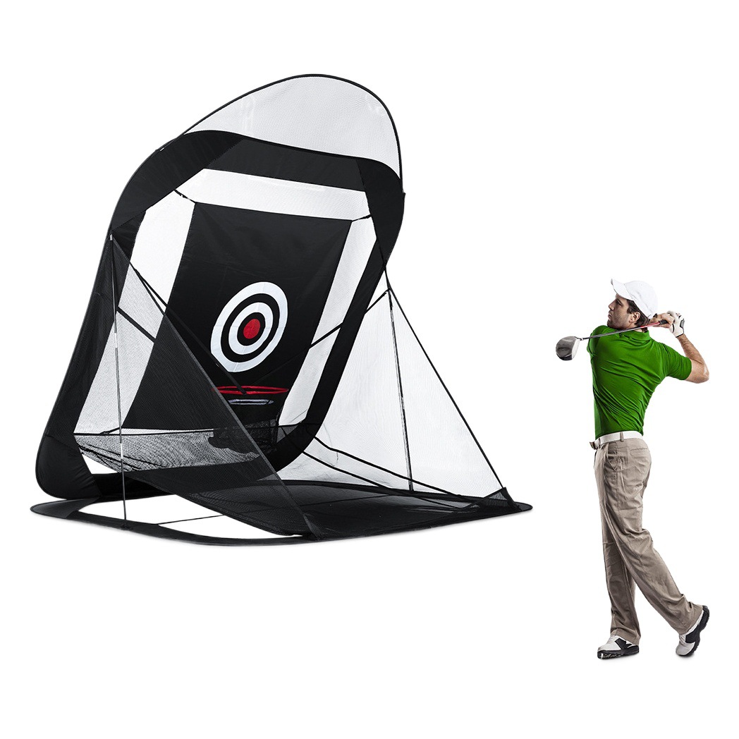 Nuevo golf interior y al aire libre swing corte varilla práctica neto bola automática de retorno plegable fácil almacenamiento portátil Venta caliente