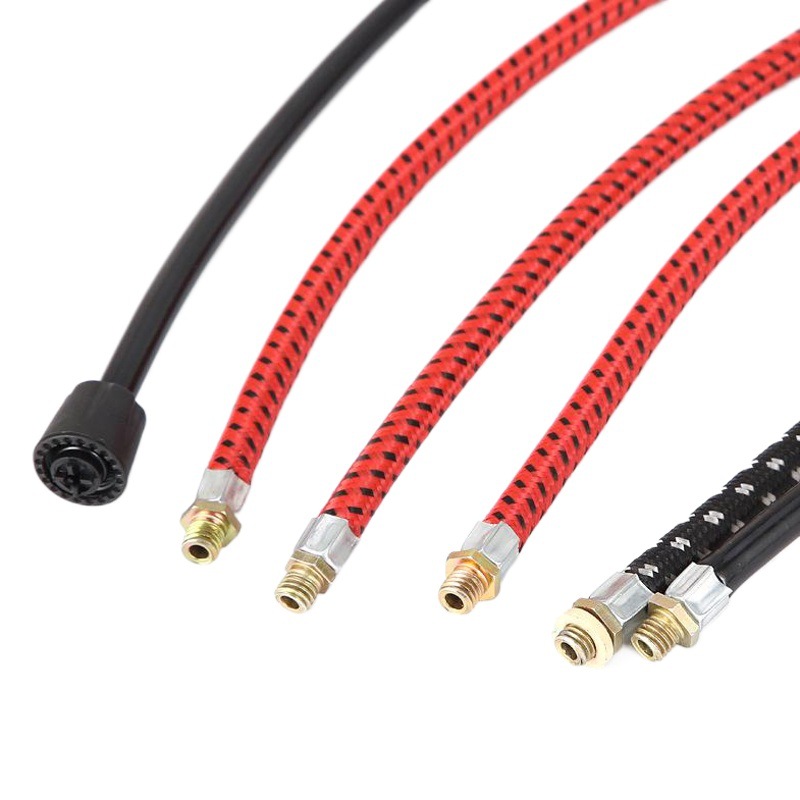 Bicycle Pump Accessories Plastic Inflatable Hose Air Belt British and American French Mouth Inflator Pump Rubber Air Pipe