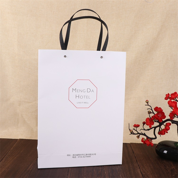 服装购物白卡纸袋批发 礼品包装手提袋 茶叶月饼牛皮纸袋印刷logo