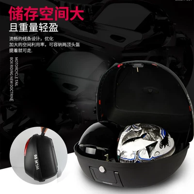 Motorcycle trunk, CT250 Universal Extra-Large Tail Box