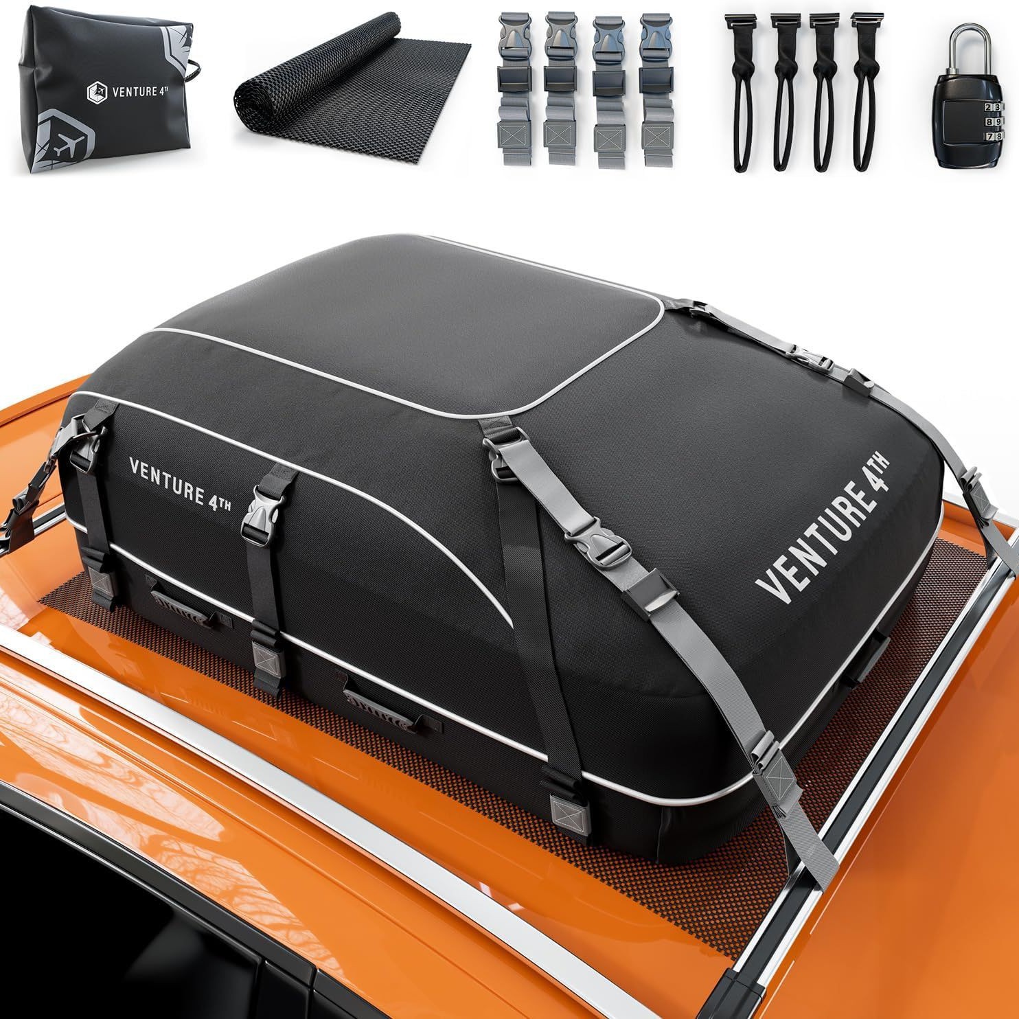 Waterproof roof luggage bag, car roof rack box, sedan SUV storage bag, Oxford roof bag, car storage bag