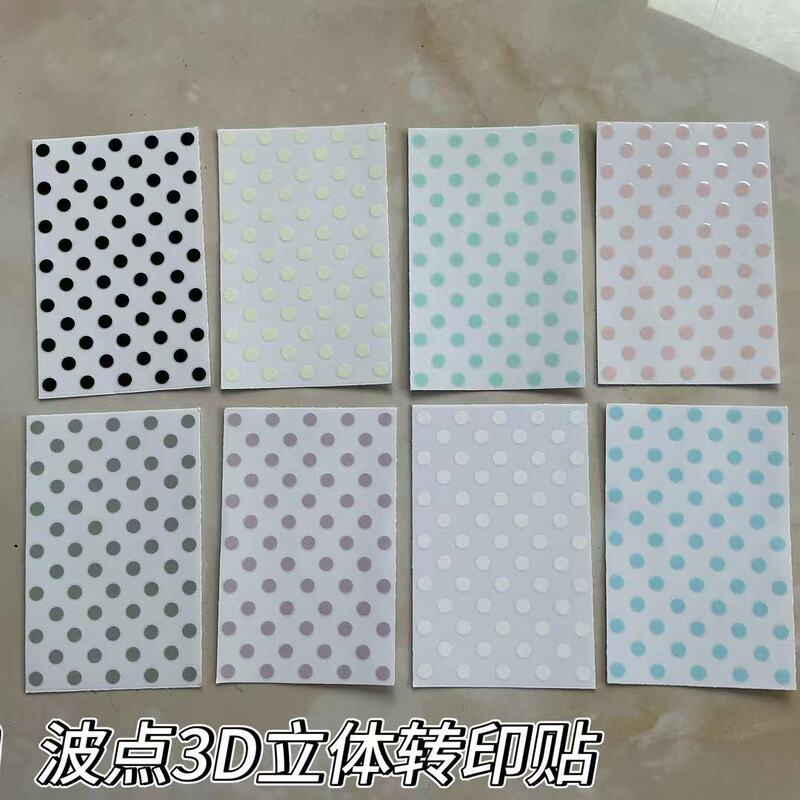 Macaron Polka Dot Transfer Stickers DIY Box and Cup Decoration Stickers Macaron Polka Dot Transfer Stickers DIY Box and Cup Decoration Stickers