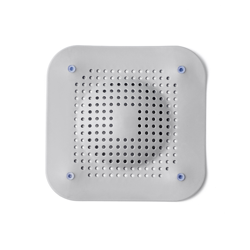 Fregadero de cocina cubierta de drenaje de piso de silicona desagüe del baño Filtro Anti-Cabello boca de alcantarillado Filtro Anti-bloqueo neto