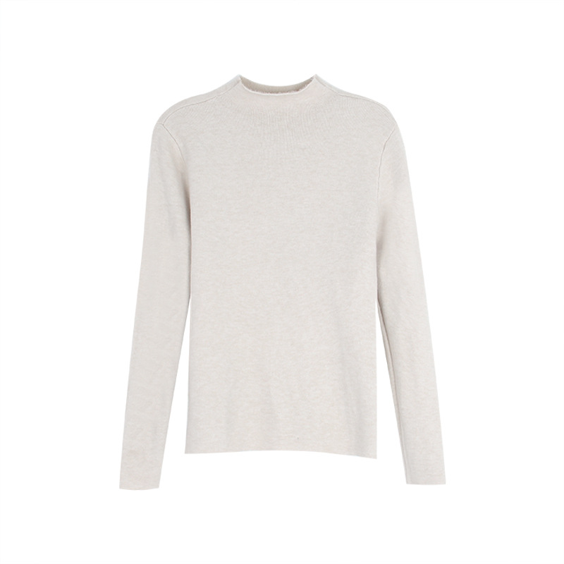 【命を守る一体パイル7色】歌铭半高襟インナーシャツ冬新作ニットセーターJ547B