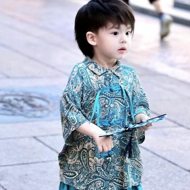 녹색 코발트 블루 코트