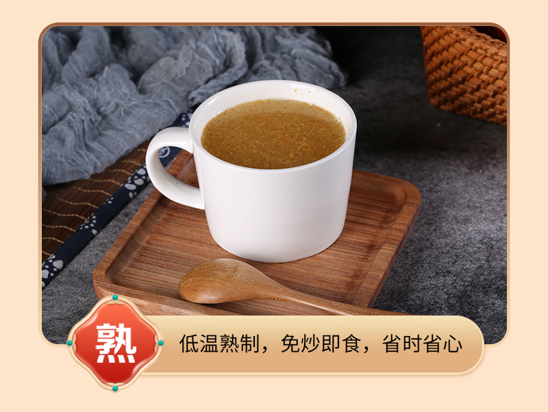 Golden Flaxseed Powder 500g Bulk Roasted Ready to Mix Breakfast Meal Replacement Food Grade in use