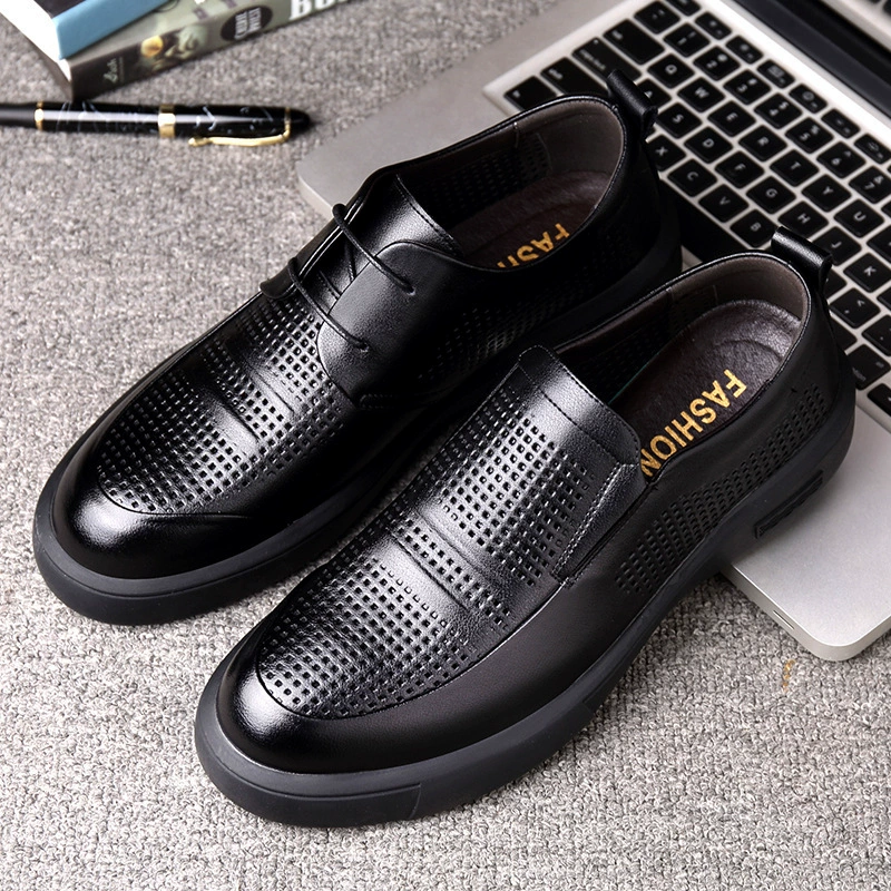 Вэньчжоу мужская кожаная обувь деловая повседневная кожаная обувь