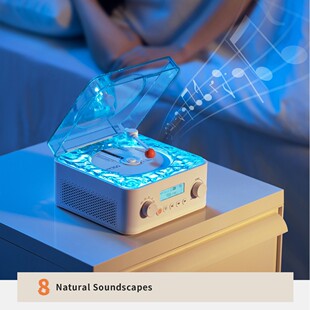 The Third Generation Tinghai Retro Album Cd Player Bluetooth Speaker Turntable Cd Player Rechargeable Home Record Player