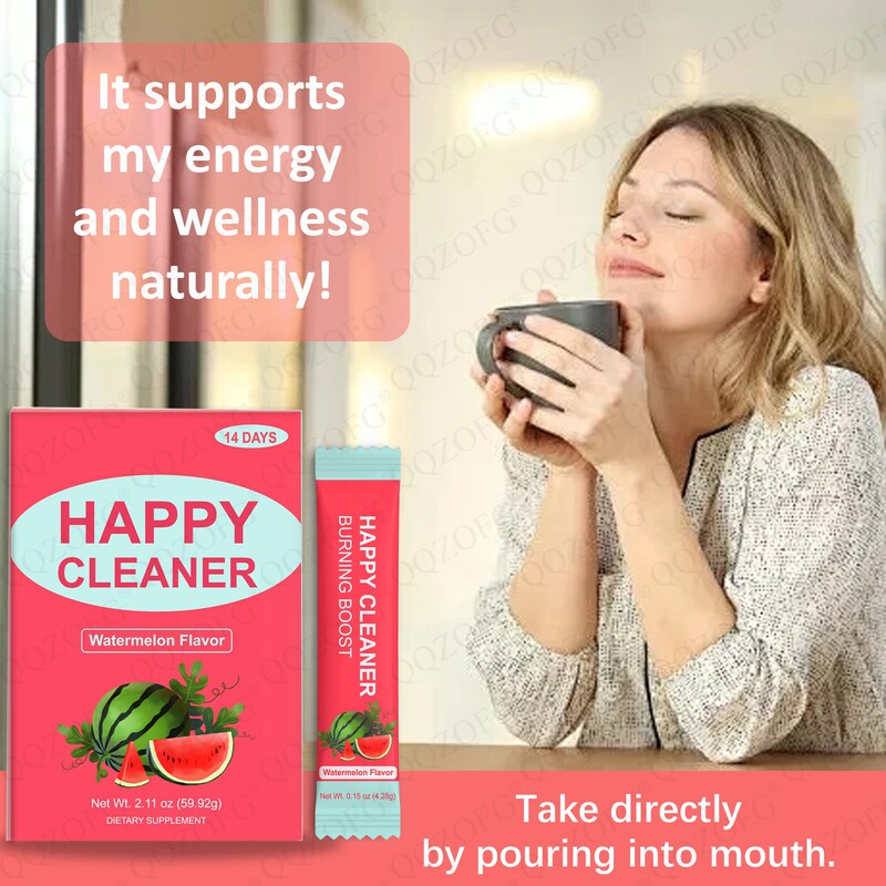 现货热卖亚马逊TK爆款西瓜味快乐清洁粉happy cleanse 西瓜味工厂|undefined