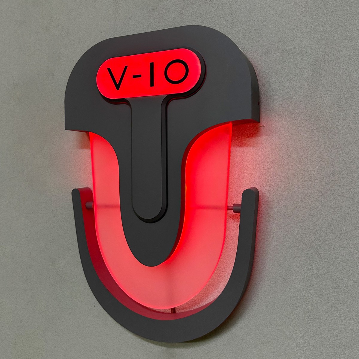 Hotel de acero inoxidable personalizado habitación privada club residencial KTV lámpara de puerta luminosa baño de pies tienda de baño de baño de baño lámpara de puerta