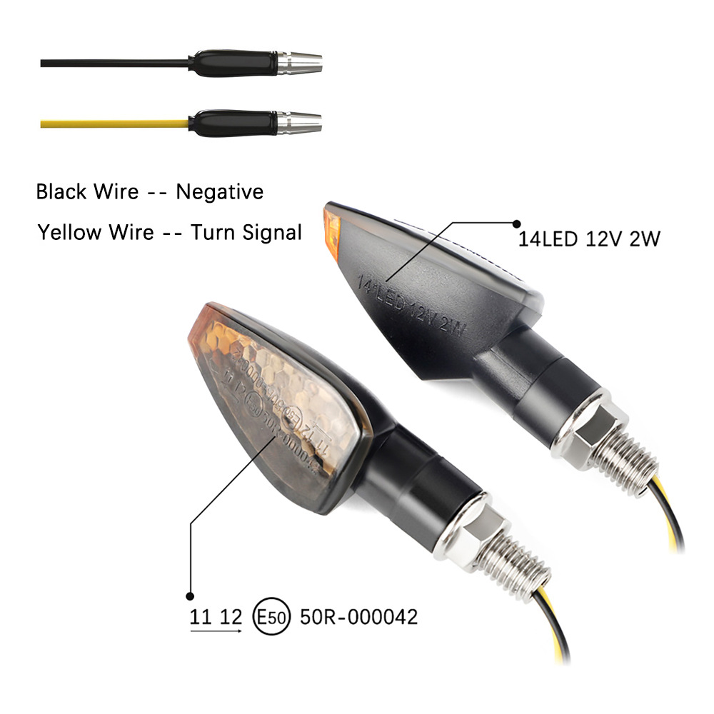 摩托车14LED转向灯