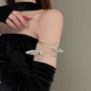 39#Open Bracelet-Silver Leaf