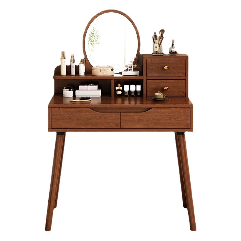 Tocador pequeño apartamento dormitorio simple moderno almacenamiento integrado mesa de maquillaje simple estilo de registro mesa de maquillaje de noche