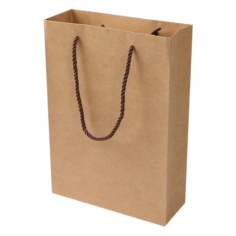 Venta al por mayor bolsa de papel para hornear bolsa de papel pastel de Luna caja de embalaje bolsa de transporte de papel Kraft bolsa de regalo vertical ventas directas