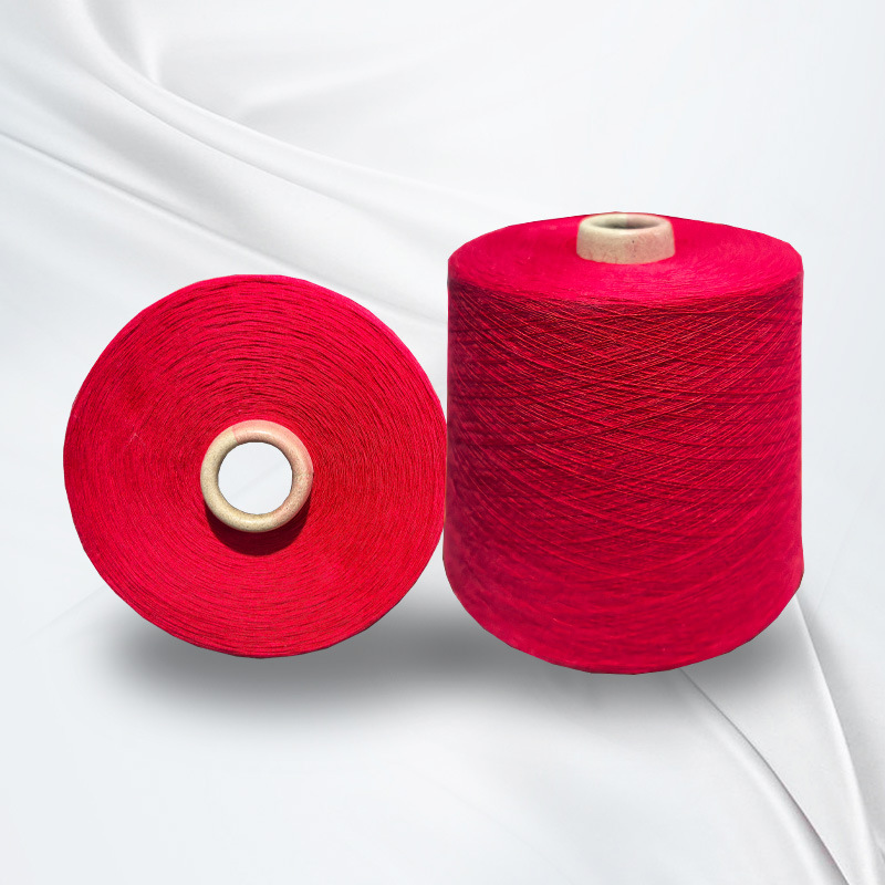 厂家现货 21支精梳纯棉纱 染色棉纱线 针织大圆机用纱 富春染织