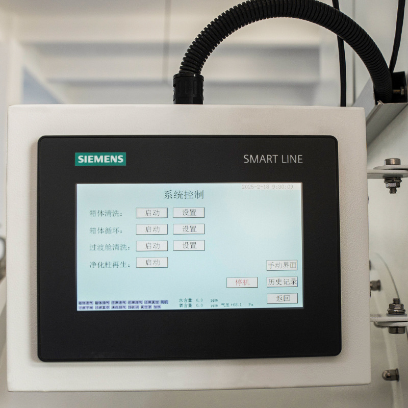 ラボグローブボックス 無水酸素自動内部循環 0.1ppm 非標準拡大および高さステンレス鋼グローブボックス|undefined