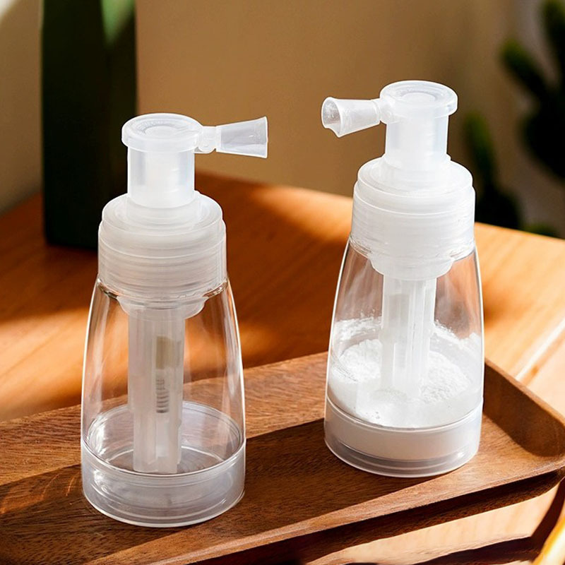 Simple Prickly Heat Powder Spray Bottle Makeup Spray Loose Powder Refill Bottle Fluffy Powder Spray Bottle Talcum Powder Bottle Manufacturer Wholesale