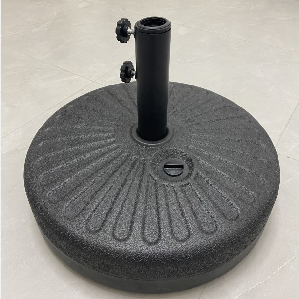 Base para sombrilla de banano, para uso en balcones y jardines, con relleno de agua y arena, base móvil para sombrilla romana con tanque de agua, venta al por mayor. image 9