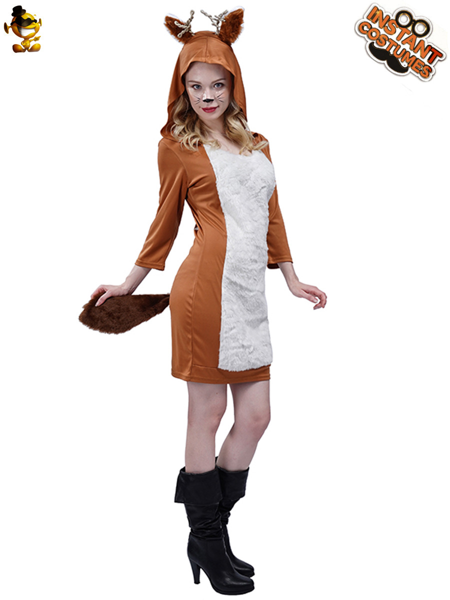 Transfronterizo nueva mascarada etapa desgaste Cosplay ropa de rendimiento ropa de rol ropa grande vestido de Reno femenino