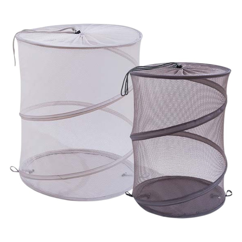 Large Cylindrical Folding Dirty Clothes Basket Household Bucket Dirty Clothes Storage Basket Household Goods Wholesale