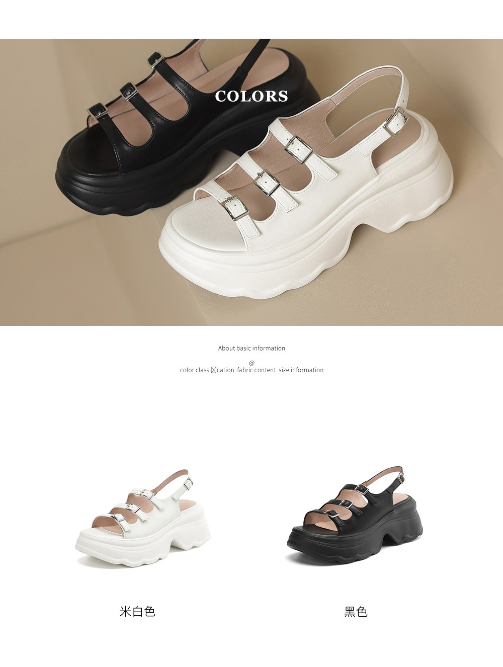 Dép sandal nữ quai ngang hở mũi đế bệt siêu nhẹ phong cách La Mã — đen chi tiết 4