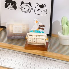 高品質卓上カレンダー、デスクトップ装飾品、回転ホイール、永久カレンダー、大学入試カウントダウン、誕生日と卒業式