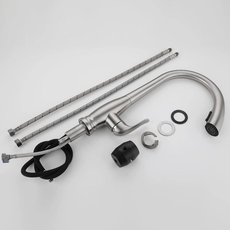 Customized stainless steel kitchen hidden pumping pumping water faucet balcony hand -sanitizer washing pots washing the dishwasher pond water tank faucet
