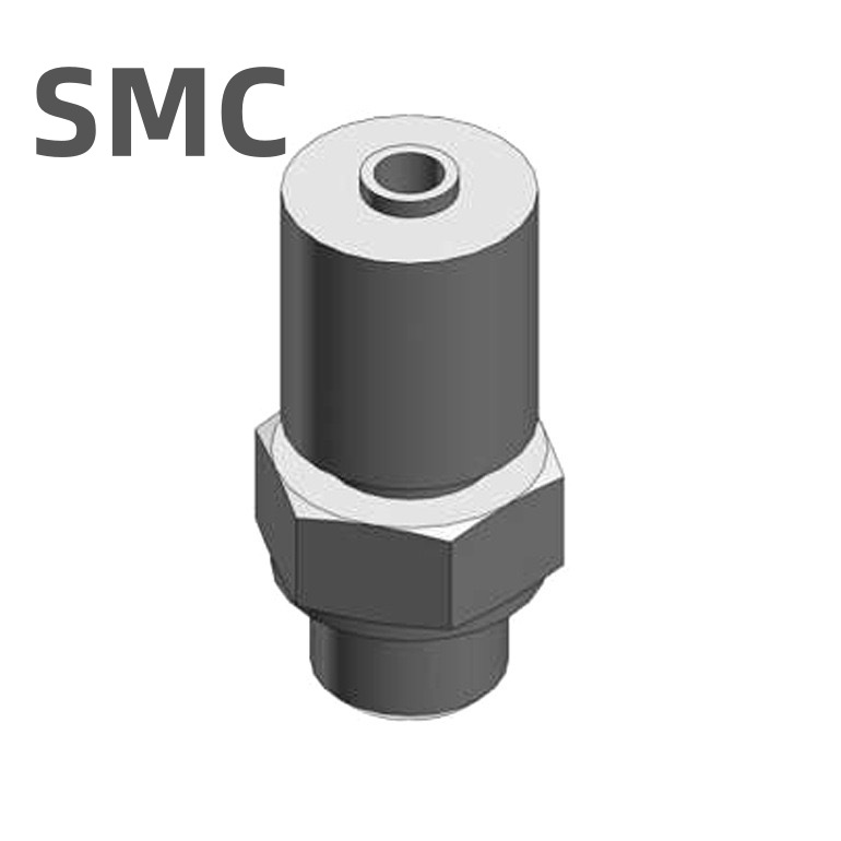 快拧接头SMC  MS-5H-4-X83;;螺纹接口M5外,气管接口1:OD4/ID2.5