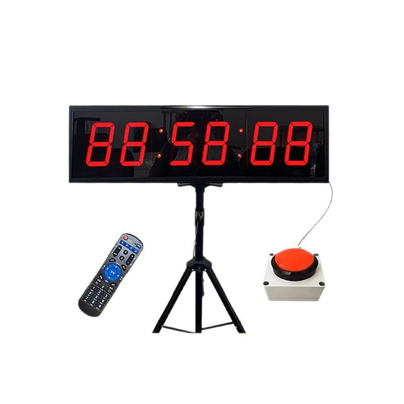 LED multifuncional cronometrador electrónico de baloncesto prueba en vivo deportivo escalada en roca reloj de cuenta regresiva positiva