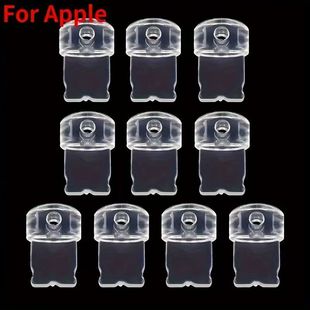 Transparent Silicone Mobile Phone Dust Plug Suitable for Apple Typec Android Charging Port Plug Creative DIY Mobile Phone Hole Plug