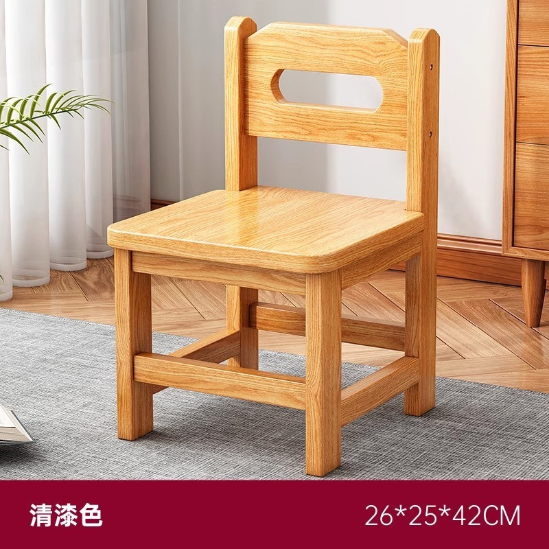 無垢材スツール、家庭用背もたれ小さな椅子、リビングルームの子供用ベンチ、中古木製正方形スツール、軽い高級感とハイエンドのロースツール|undefined