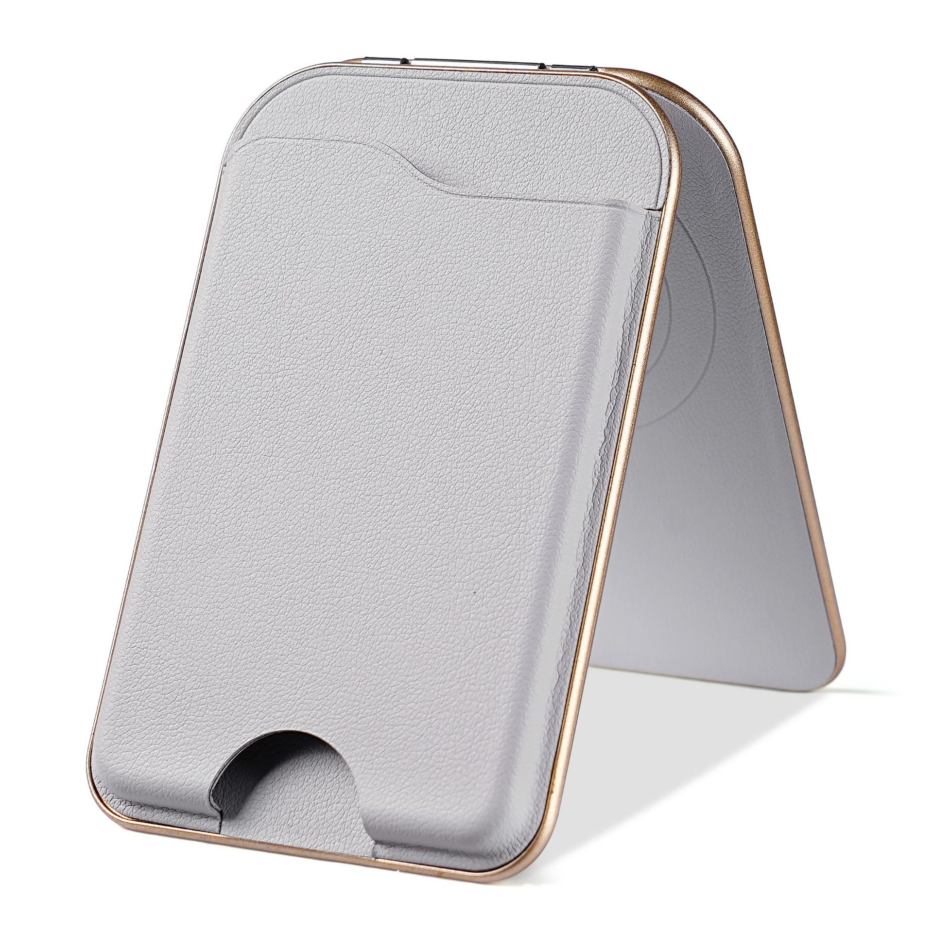 Apple iPhone 13 14 15 16 17 MagSafe portaje de tarjeta magnética con espejo multifuncional