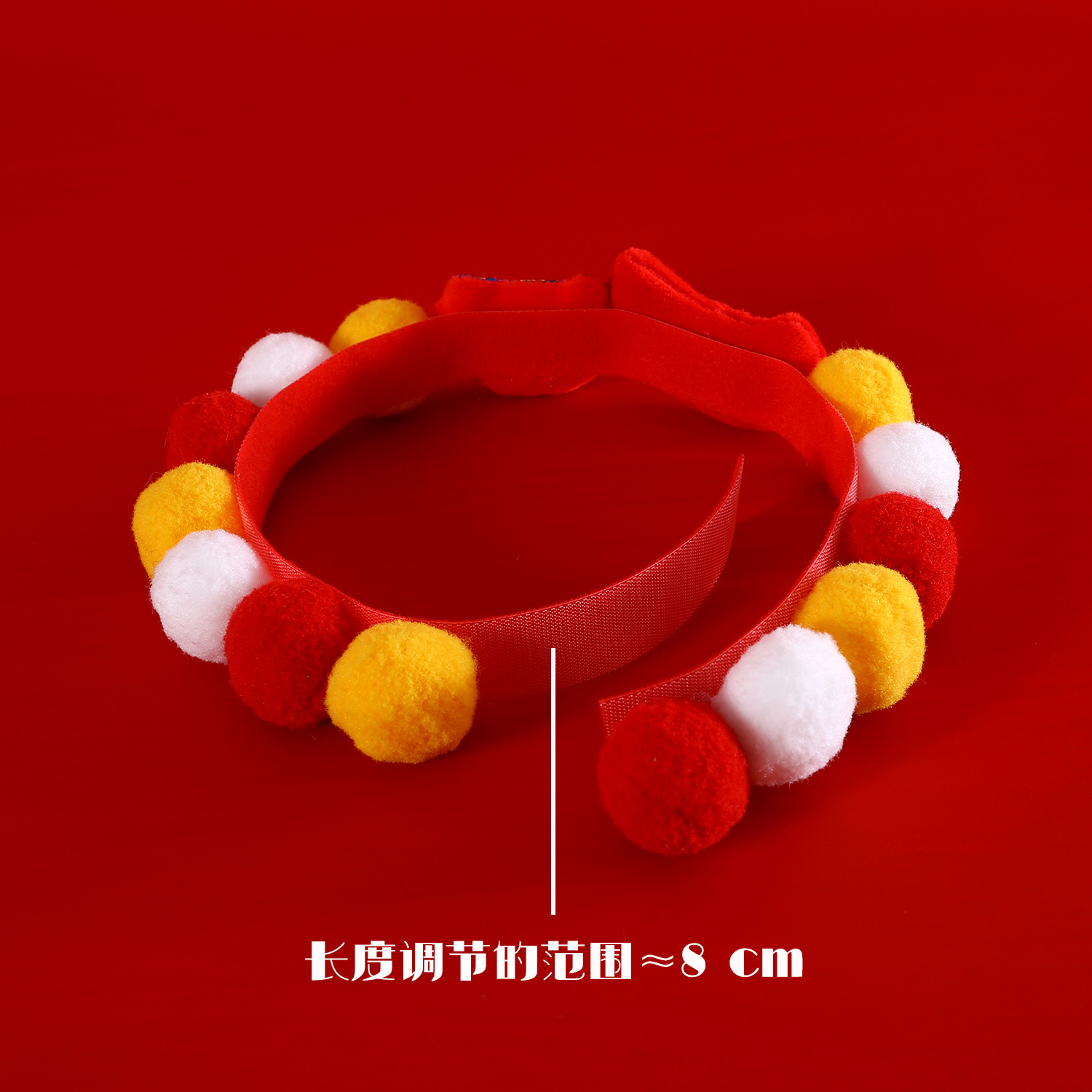 2024 mascotas bola collar de Año Nuevo gran fortuna italiana gatos y peces Ping An dibujos animados peluche gato perro Festival de Primavera