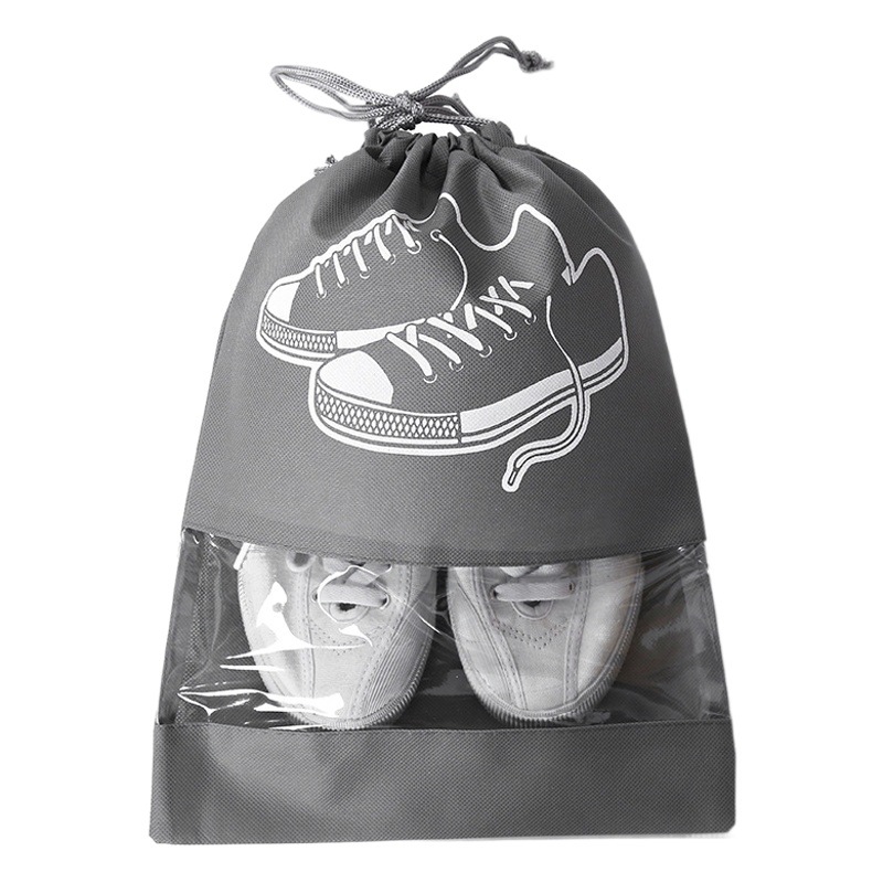 Bolsa de zapatos de almacenamiento bolsa de zapatos a prueba de polvo bolsa de zapatos cubierta de Zapatos con cordón bolsa de almacenamiento artefacto de almacenamiento image 1