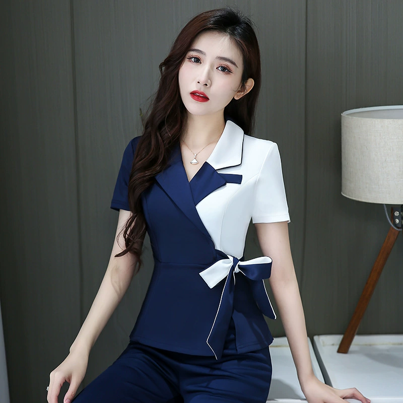 Ванна для ног Рабочая одежда Женская Сексуальная терапия для ног Отель Ванна Массажный костюм Парикмахерская Сауна Одежда техника 3020-2