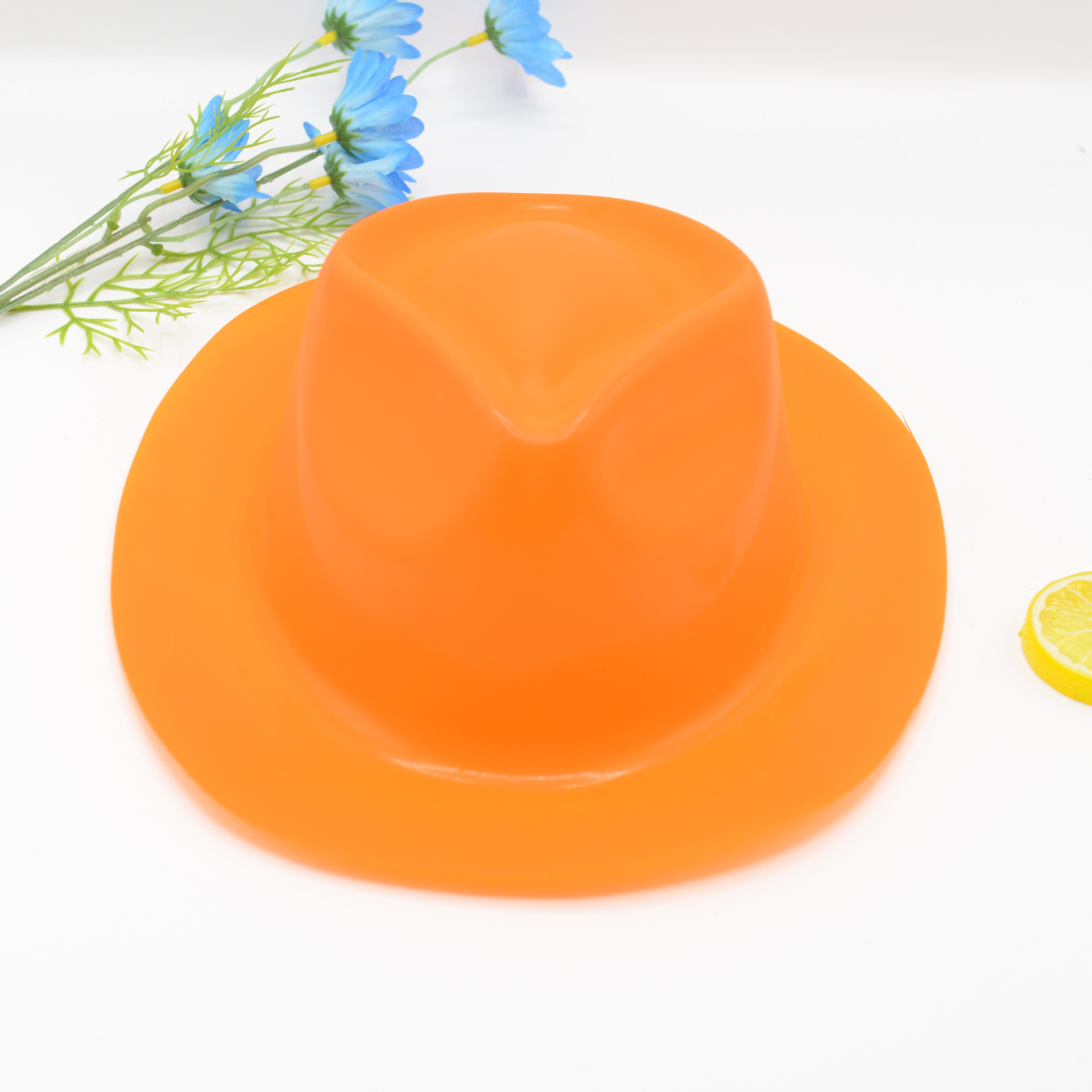 Across-Espejo fiesta fiesta fiesta baile vestido de plástico PVC brillante color sólido vaquero juego de rol fluorescente